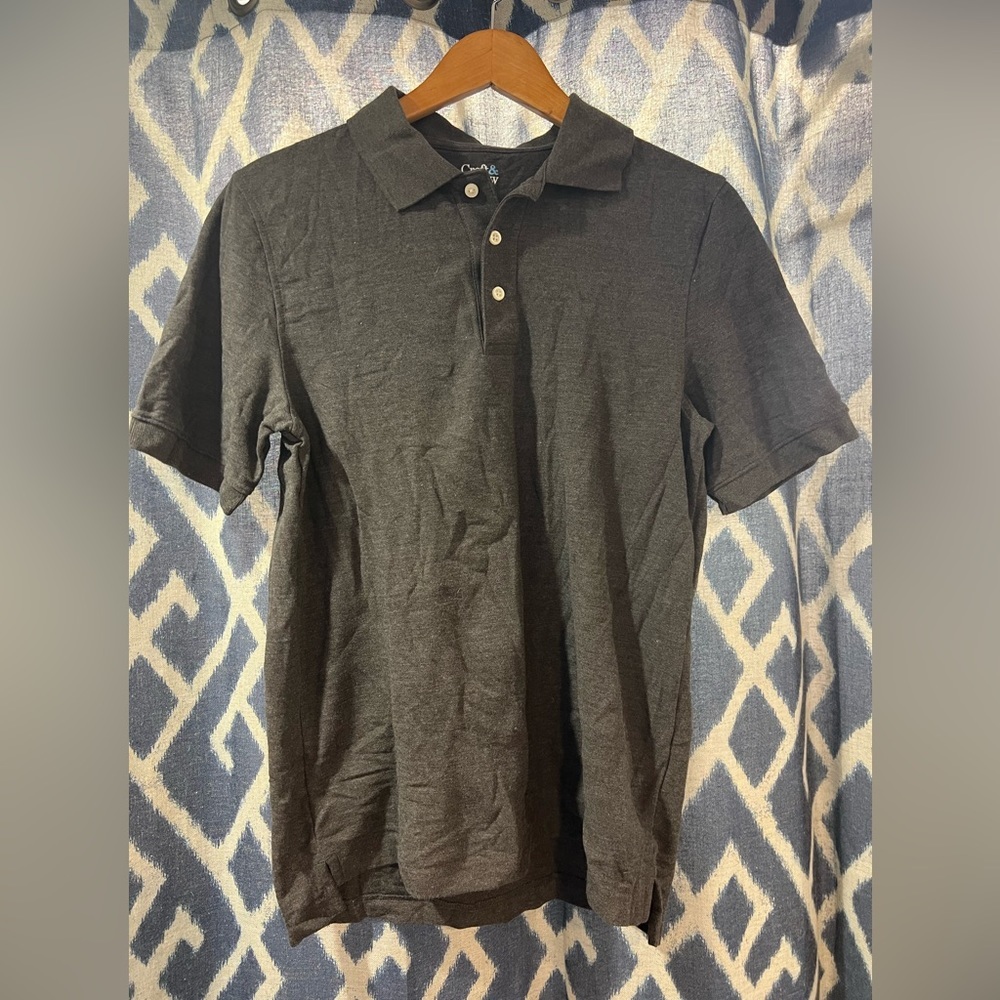 Croft & Barrow Gray Polo Size S